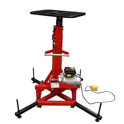 Elevatore elettrico per materiali edili, altezza massima 4,85 m, portata 200 kg con telecomando. - immagine 6