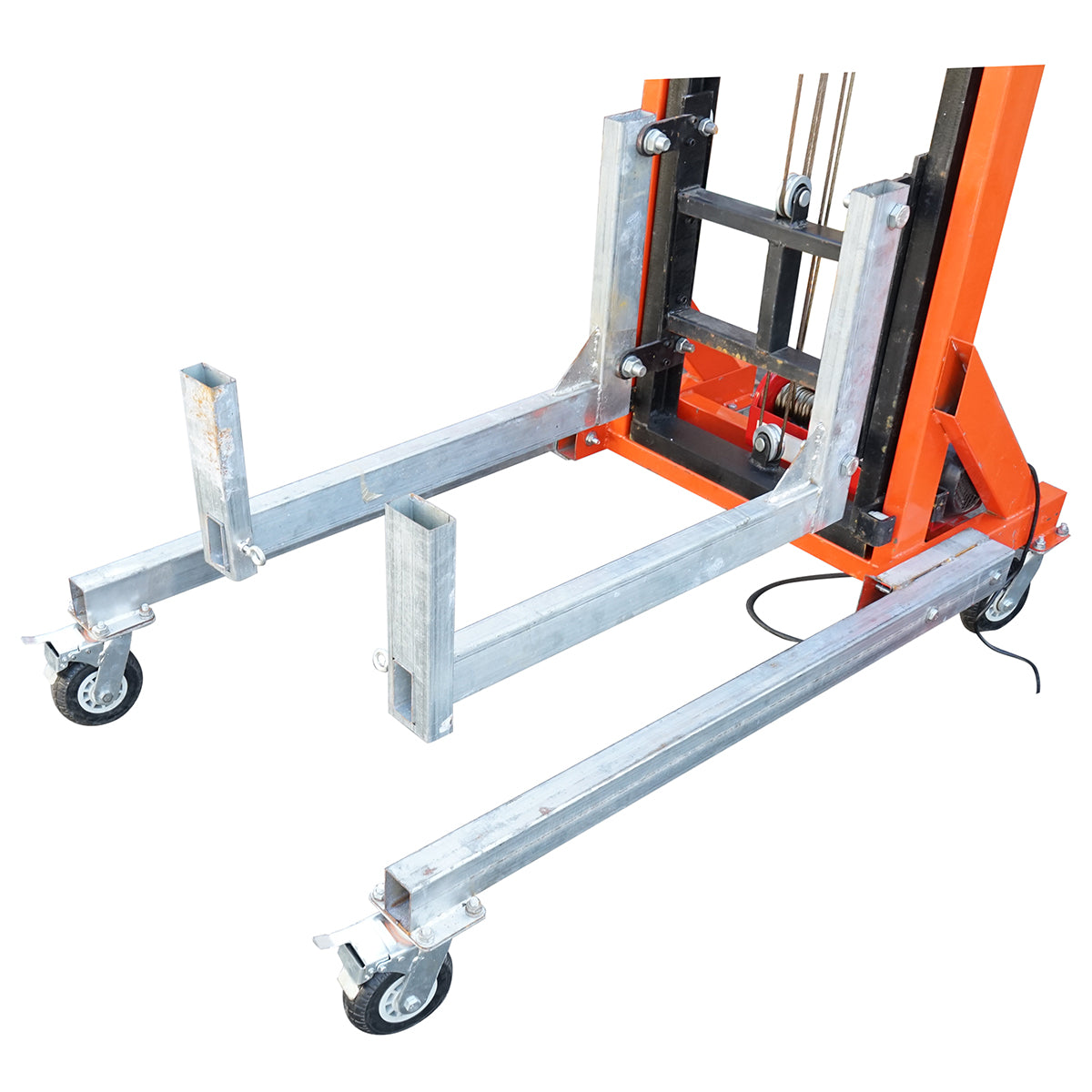 Elevatore elettrico per materiali edili, altezza massima 6 m, portata 265 kg con telecomando. - immagine 11