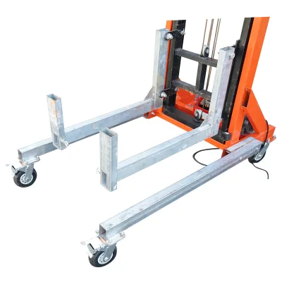 Elevatore elettrico per materiali edili, altezza massima 6 m, portata 265 kg con telecomando. - immagine 12