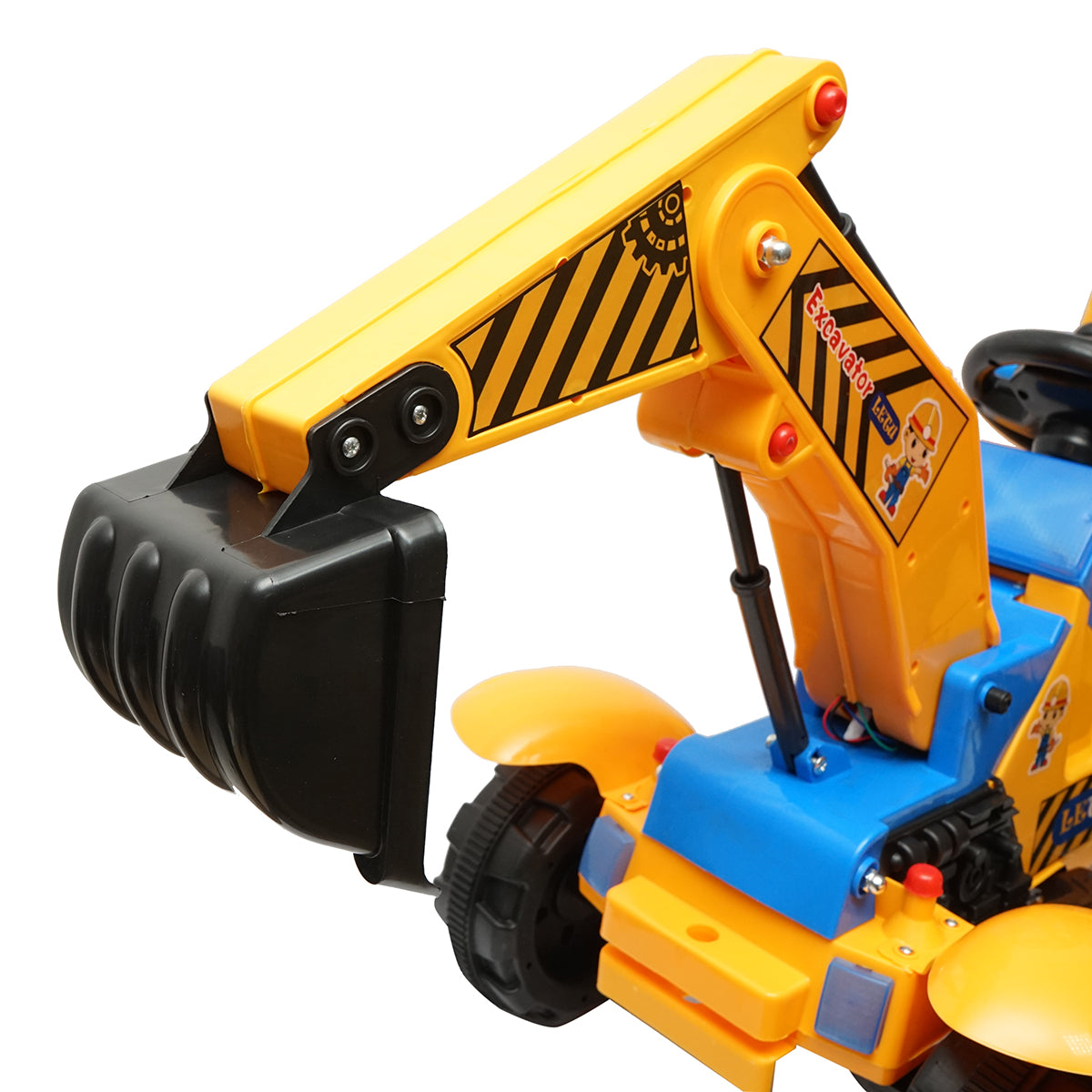 Escavatore, auto elettrica con batterie per bambini dai 3 ai 6 anni LETU Excavator - immagine 12