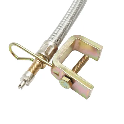 Estensione valvola ruota con protezione metallica e clip a vite 250/280 mm - immagine 4