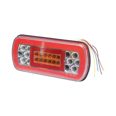 Fanale posteriore a LED 12V rettangolare 230x105x55mm Breckner Germany - immagine 2
