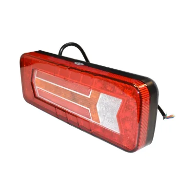 Fanale posteriore a LED per camion e rimorchi con freccia di direzione 12-24V 284x57,2x100mm - immagine 3