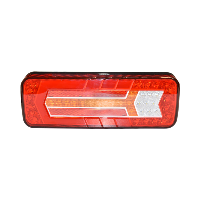 Fanale posteriore a LED per camion e rimorchi con freccia di direzione 12-24V 284x57,2x100mm - immagine 2