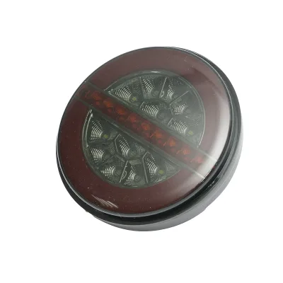 Fanale posteriore rotondo LED NEON fumè 12-24V con 4 funzioni 140x35mm Breckner Germany - immagine 2