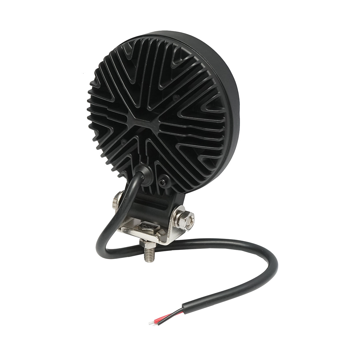 Faretto LED rotondo 12-60V, 36W, corpo in alluminio 110x110x40mm - immagine 3