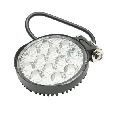 Faretto LED rotondo 12-60V, 36W, corpo in alluminio 110x110x40mm - immagine 4