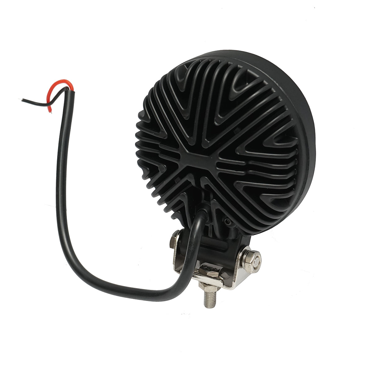 Faretto LED rotondo 12-60V, 36W, corpo in alluminio 115x115x45mm - immagine 3