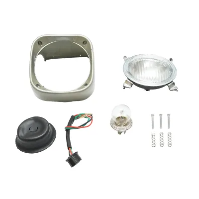Faro anteriore sinistro Massey Ferguson, Landini codice OEM 1860184, 189-19, 1890155M1, 3600102M91, 3600103M91, 963434M91, 963437M1, 1621205M1, 1662377M91, 1672769M91, 1672771M91, 1860176M1, 1874192M92 - immagine 2