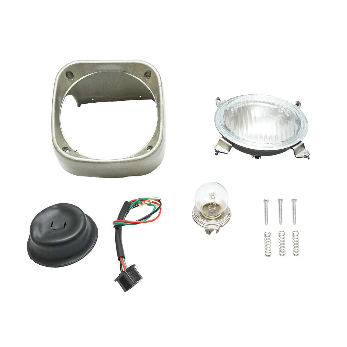 Faro anteriore sinistro Massey Ferguson, Landini codice OEM 1860184, 189-19, 1890155M1, 3600102M91, 3600103M91, 963434M91, 963437M1, 1621205M1, 1662377M91, 1672769M91, 1672771M91, 1860176M1, 1874192M92 - immagine 2