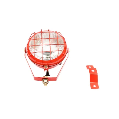 Faro da lavoro arancione orientabile, proiettore con interruttore per trattore o macchina agricola 12V Breckner Germany - immagine 4