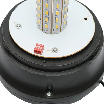 Faro rotante a LED 12-24V con 3 funzioni, base magnetica, alimentazione accendisigari IP65 - immagine 5