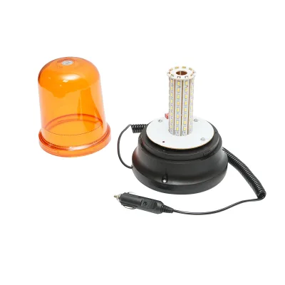 Faro rotante a LED 12-24V con 3 funzioni, base magnetica, alimentazione accendisigari IP65 - immagine 2