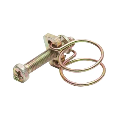 Fascetta stringicavo 13-16mm con vite M5x30mm per tubo flessibile Breckner Germany
