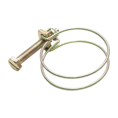 Fascetta stringicavo 37-42mm con vite M6x40mm per tubo flessibile Breckner Germany
