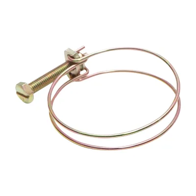 Fascetta stringicavo 53-58mm con vite M6x50mm per tubo flessibile Breckner Germany