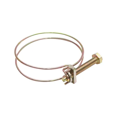 Fascetta stringicavo 53-58mm con vite M6x50mm per tubo flessibile Breckner Germany - immagine 2