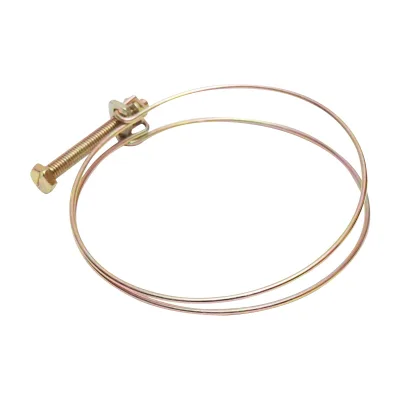 Fascetta stringicavo 84-90mm con vite M8x70mm per tubo flessibile Breckner Germany