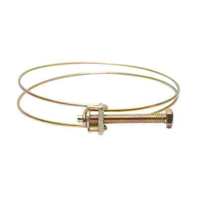 Fascetta stringicavo 89-95mm con vite M8x70mm per tubo flessibile Breckner Germany - immagine 2