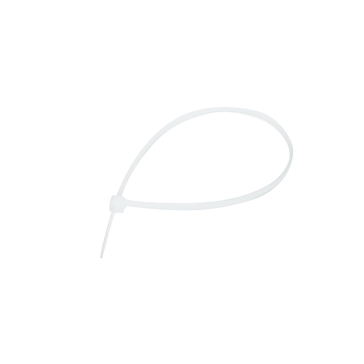 Fascette in plastica 3.5×250 mm – bianche – set da 100 pezzi Breckner Germany - immagine 3