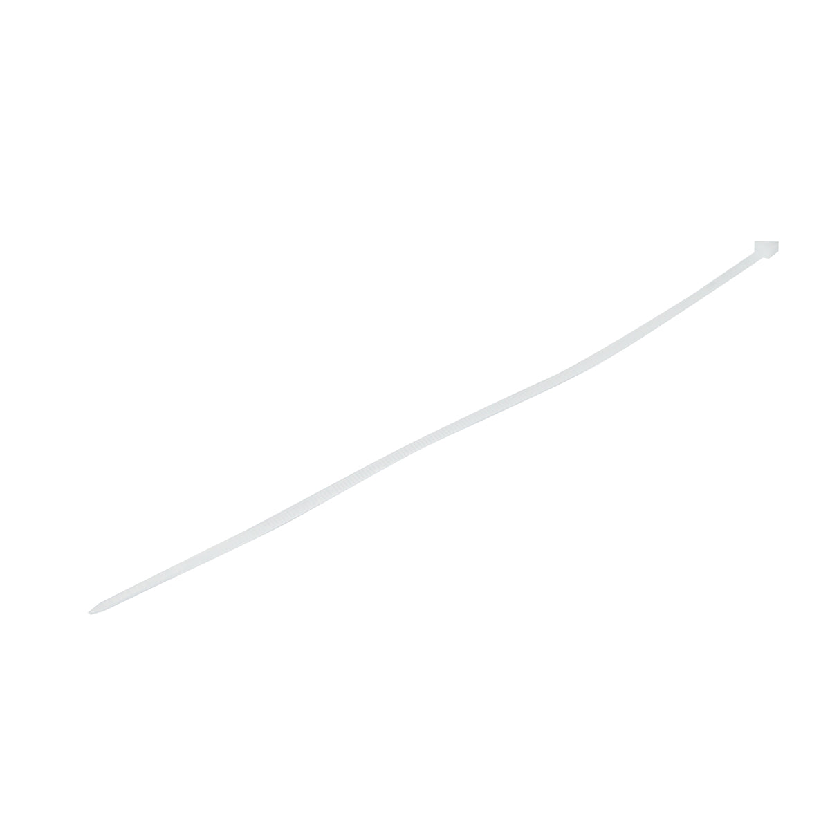 Fascette in plastica 3.5×250 mm – bianche – set da 100 pezzi Breckner Germany - immagine 2
