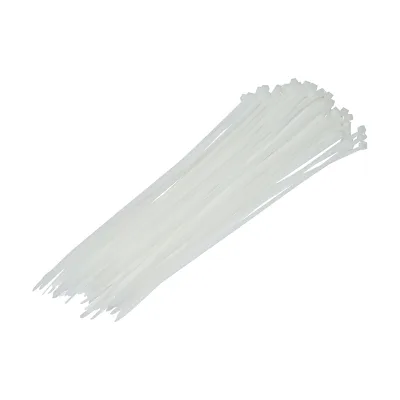 Fascette in plastica 3.5×300 mm – bianche – set da 100 pezzi Breckner Germany