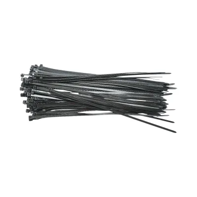 Fascette in plastica 4.7×300 mm – nere – set da 100 pezzi - immagine 2