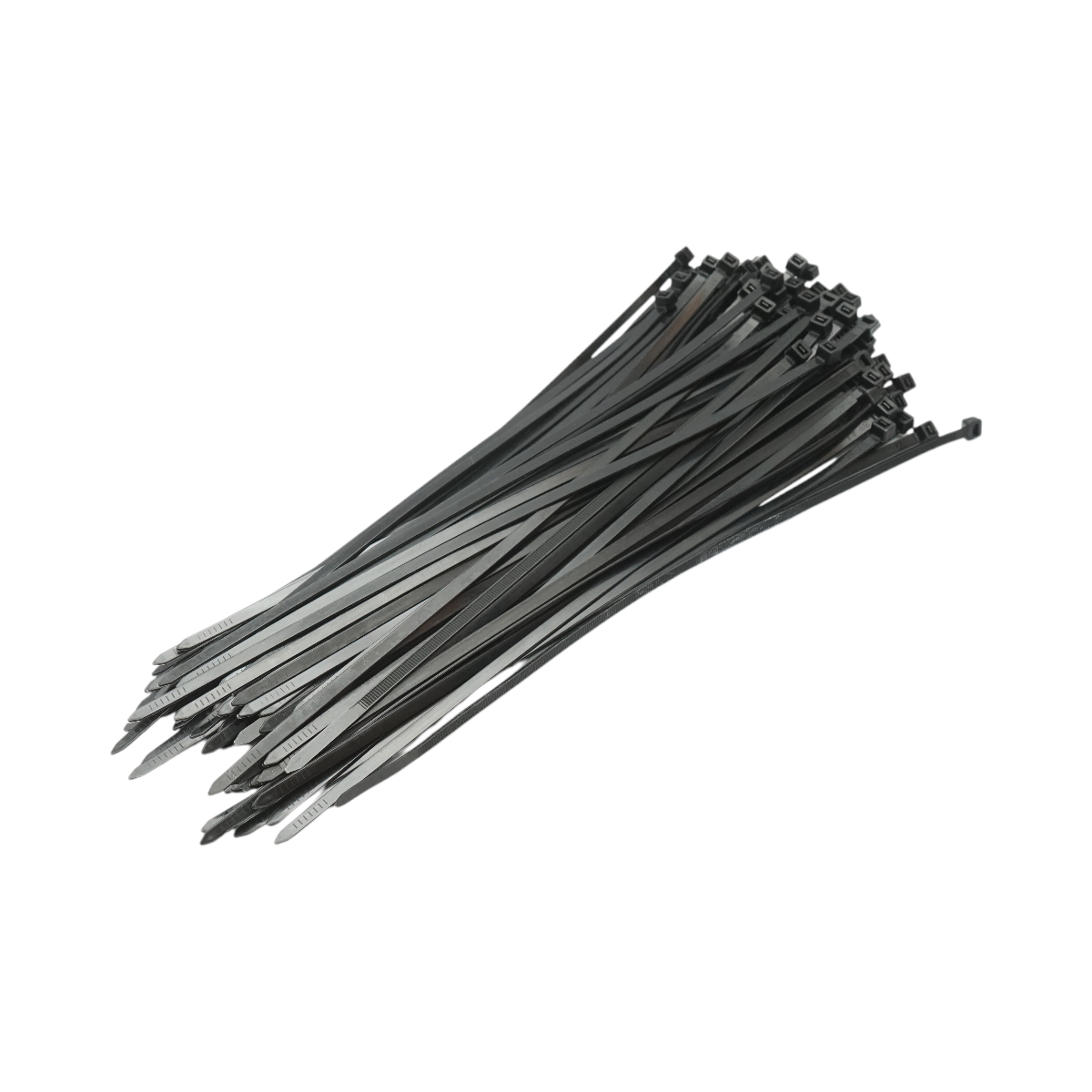 Fascette in plastica 4.7×300 mm – nere – set da 100 pezzi