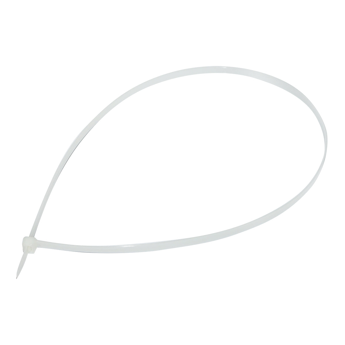Fascette in plastica 9×900 mm – bianche – set da 100 pezzi Breckner Germany - immagine 2