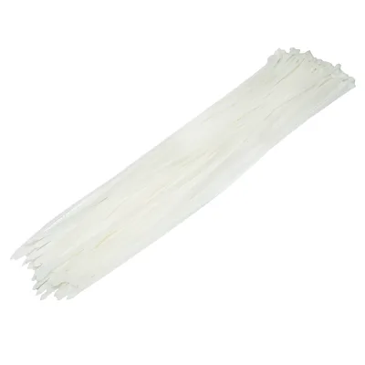 Fascette in plastica 9×900 mm – bianche – set da 100 pezzi Breckner Germany