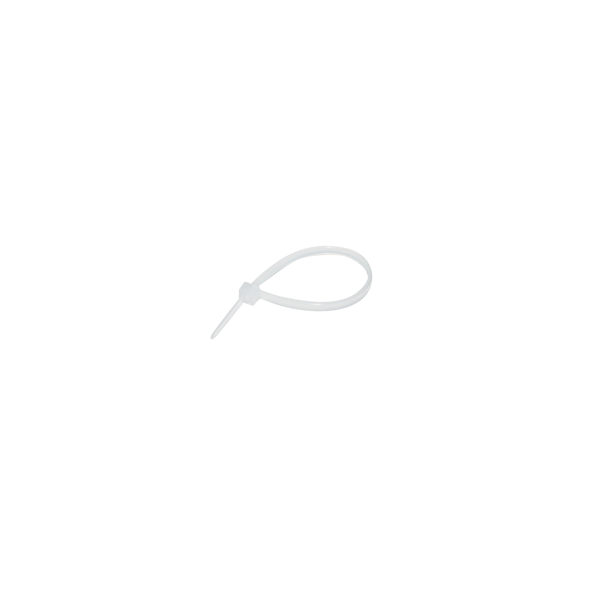 Fascette in plastica bianche 2.5×100 mm – set da 100 pezzi Breckner Germany - immagine 3