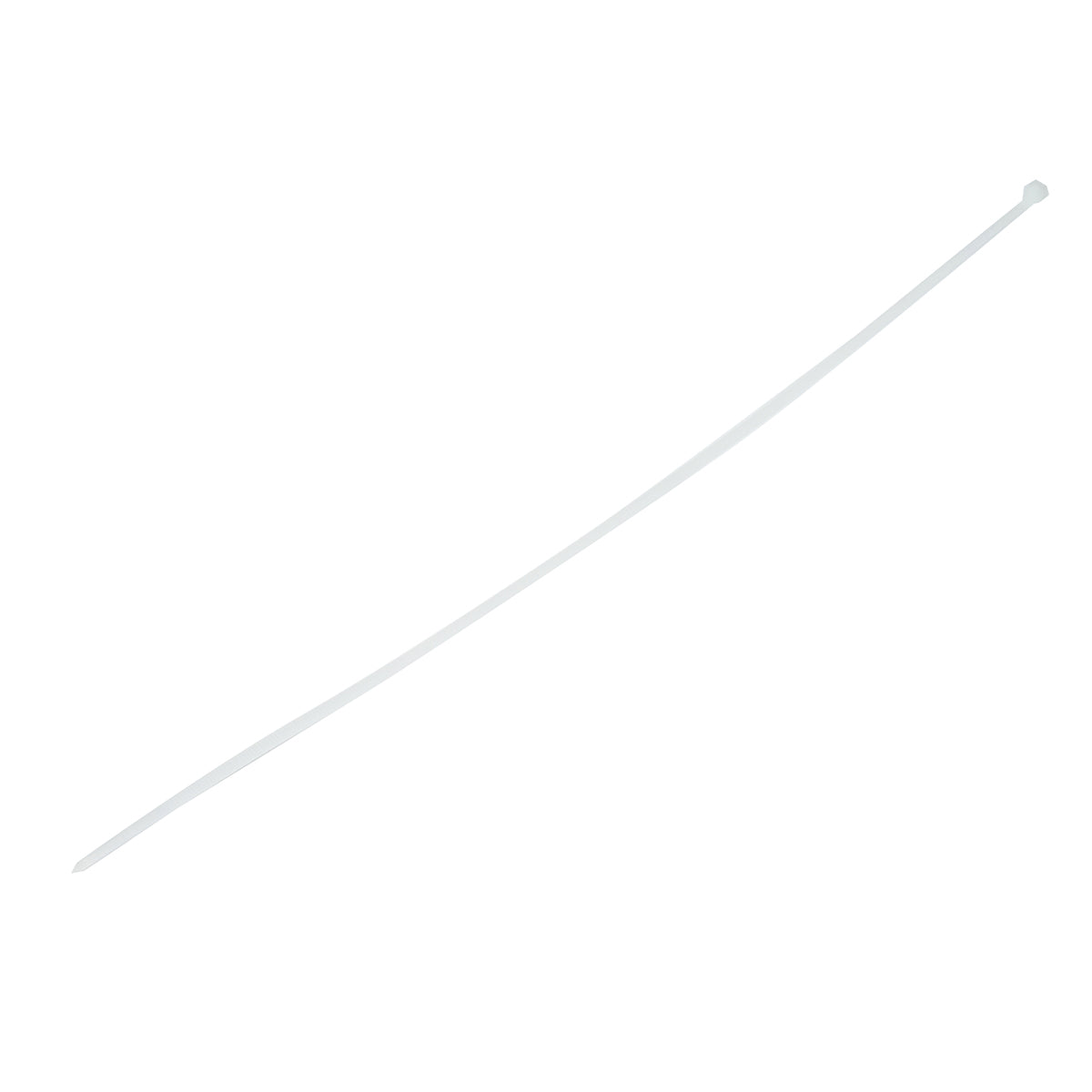 Fascette in plastica bianche 3.5×370 mm – set da 100 pezzi Breckner Germany - immagine 2