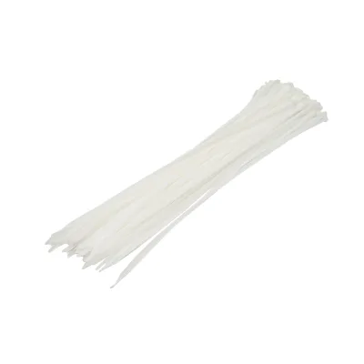 Fascette in plastica bianche 3.6×290 mm – set da 100 pezzi Breckner Germany