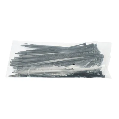 Fascette in plastica nere 3.6×140 mm – set da 100 pezzi Breckner Germany - immagine 2