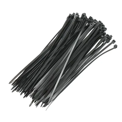 Fascette in plastica nere 3.6×200 mm – set da 100 pezzi Breckner Germany