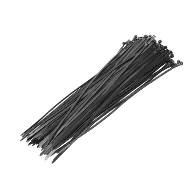Fascette in plastica nere 3.6×290 mm – set da 100 pezzi Breckner Germany