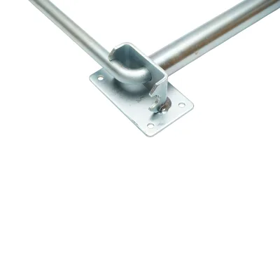 Fermaporta per rimorchio camion con supporto piatto in acciaio zincato 527mm - immagine 5
