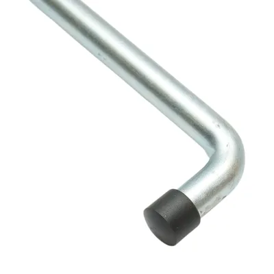 Fermaporta per rimorchio camion con supporto piatto in acciaio zincato 527mm - immagine 6