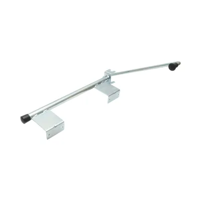 Fermaporta per rimorchio camion con supporto tipo francese in acciaio zincato 545mm - immagine 4