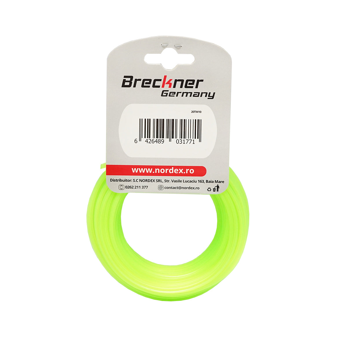 Filo a stella per decespugliatore, 2,4 mm x 15 m Breckner Germany - immagine 2