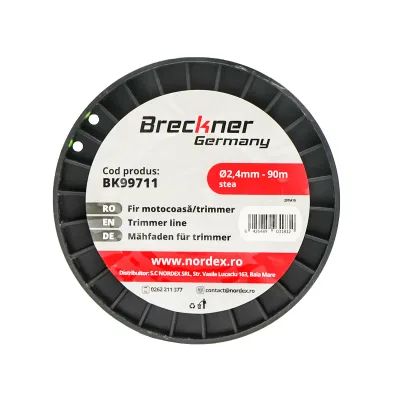 Filo a stella per decespugliatore, 2,4 mm x 90 m Breckner Germany - immagine 4