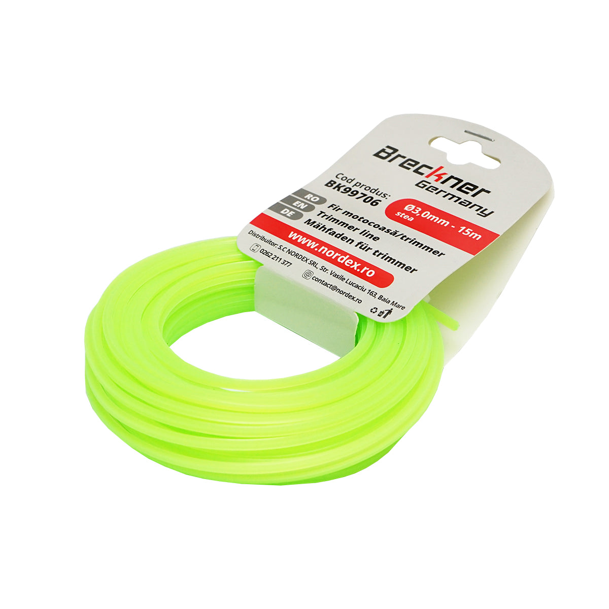 Filo a stella per decespugliatore, 3 mm x 15 m Breckner Germany - immagine 4