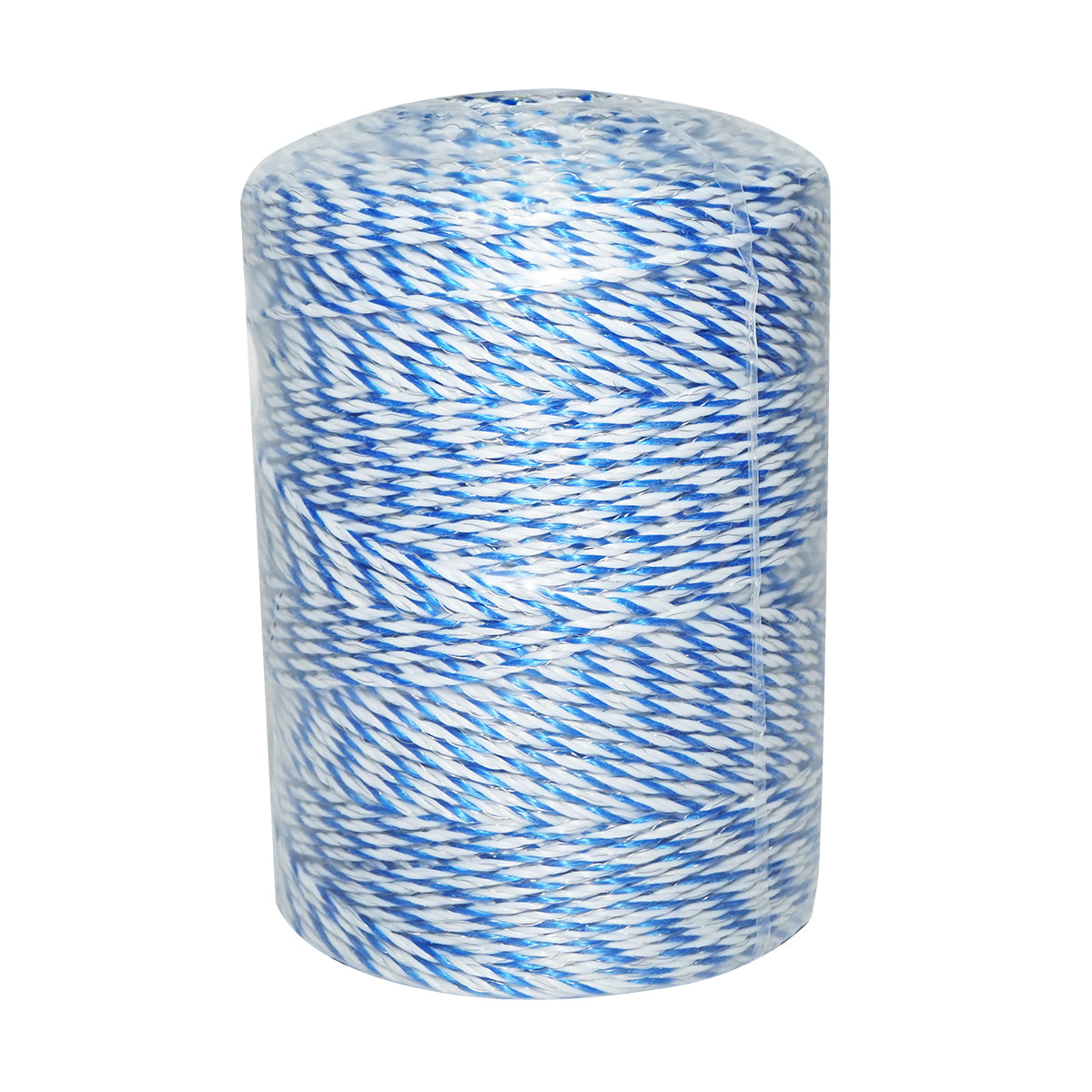 Filo bianco-blu, diametro 3 mm, 3x0.2 mm SS, 500 m per recinzione elettrica, resistenza 7.8 Ohm, Bourget - immagine 3