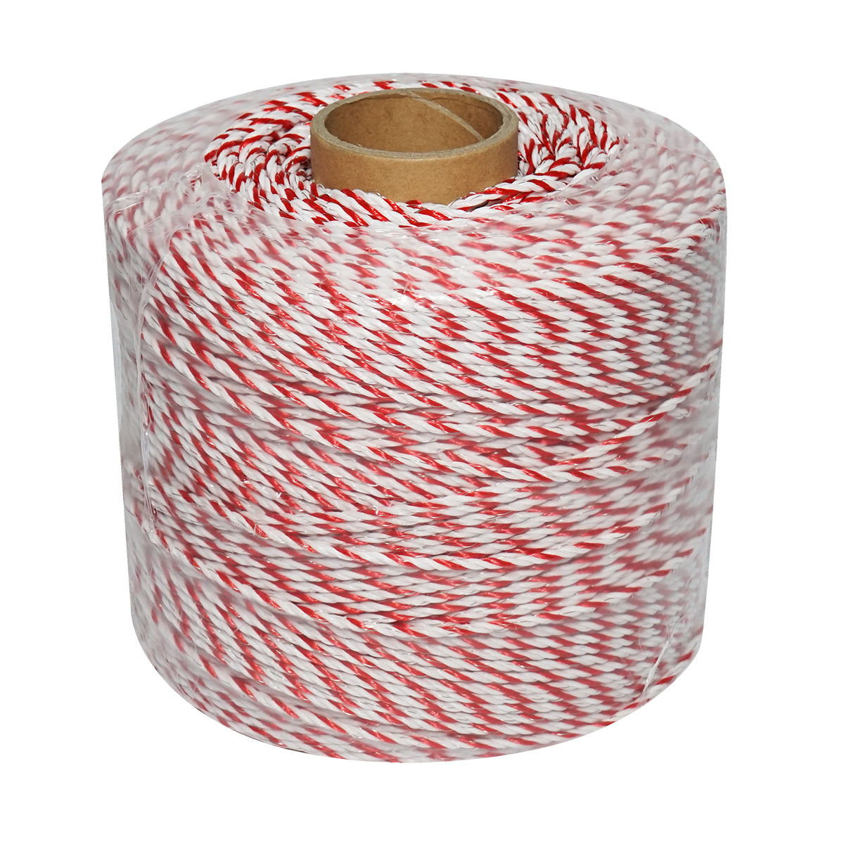 Filo bianco-rosso, diametro 3.8 mm, 4x0.28 mm SS, 500 m per recinzione elettrica, resistenza 3.45 Ohm, Bourget - immagine 2