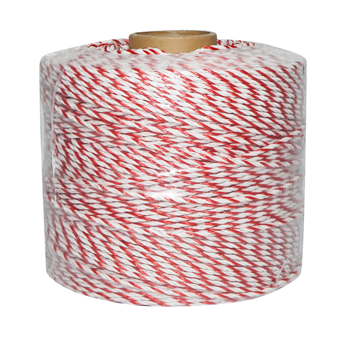 Filo bianco-rosso, diametro 3.8 mm, 4x0.28 mm SS, 500 m per recinzione elettrica, resistenza 3.45 Ohm, Bourget - immagine 3