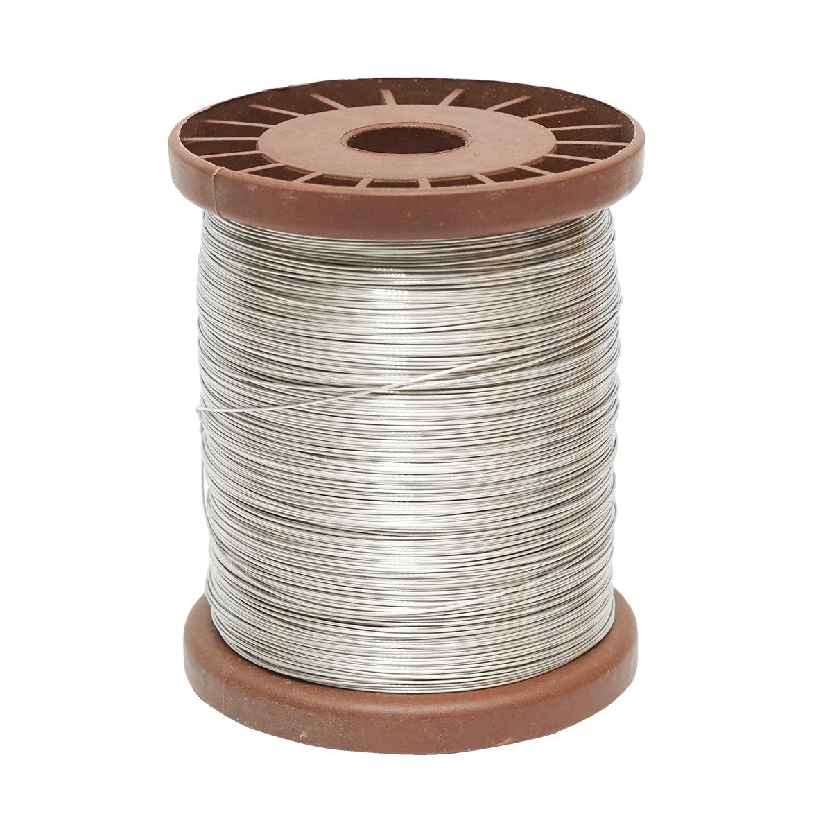Filo di Ferro per Apicoltura, 0,45 mm, Acciaio Inox, 1000 g
