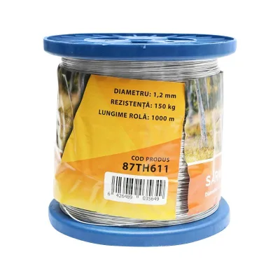 Filo metallico zincato recinto elettrico Ø1,2mm Lunghezza 1000mt, Recinzioni Elettriche Thor - immagine 2