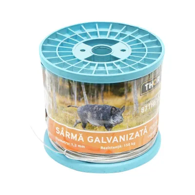 Filo metallico zincato recinto elettrico Ø1,2mm Lunghezza 500mt, Recinzioni Elettriche Thor - immagine 3
