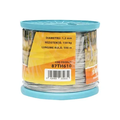 Filo metallico zincato recinto elettrico Ø1,2mm Lunghezza 500mt, Recinzioni Elettriche Thor - immagine 2