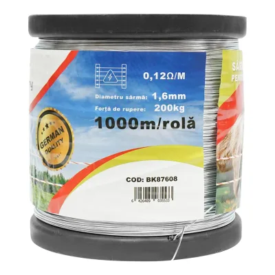 Filo metallico zincato recinto elettrico Ø1,6mm Lunghezza 1000mt, Recinzioni Elettriche Breckner Germany - immagine 3